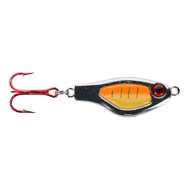 Lindy Shiner Jigging Spoon color Firetiger - Chrome