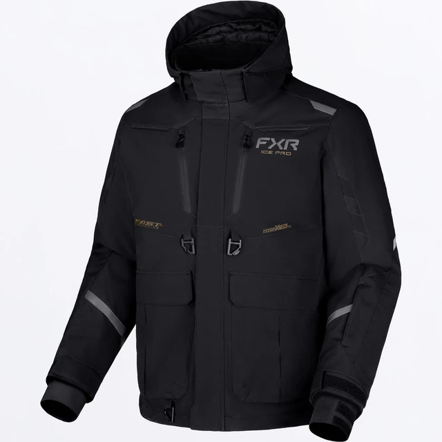 FXR Men's Expedition Pro FX Jacket color Black front