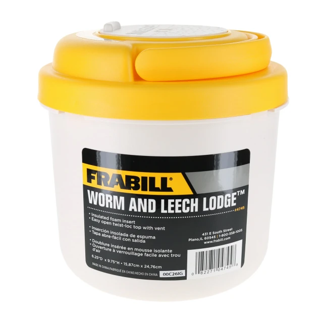 Frabill Worm & Leech Lodge