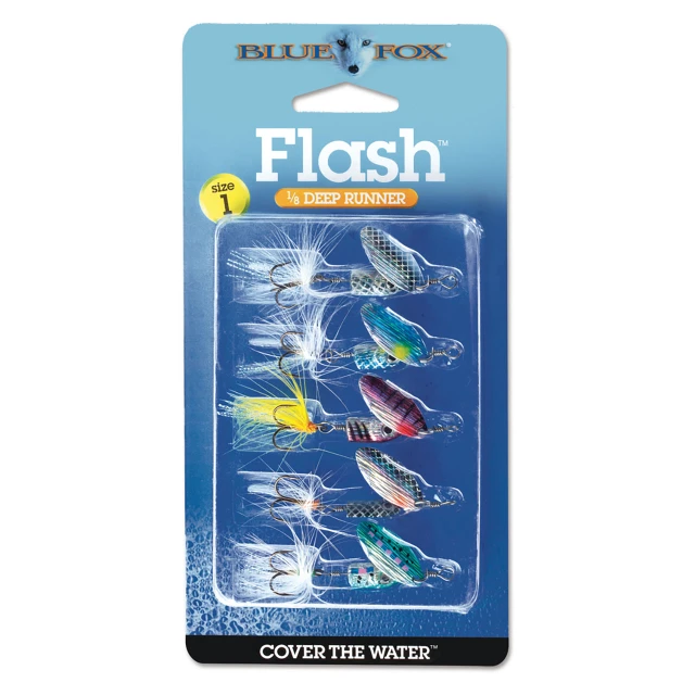 Blue Fox Flash Spinner Kit