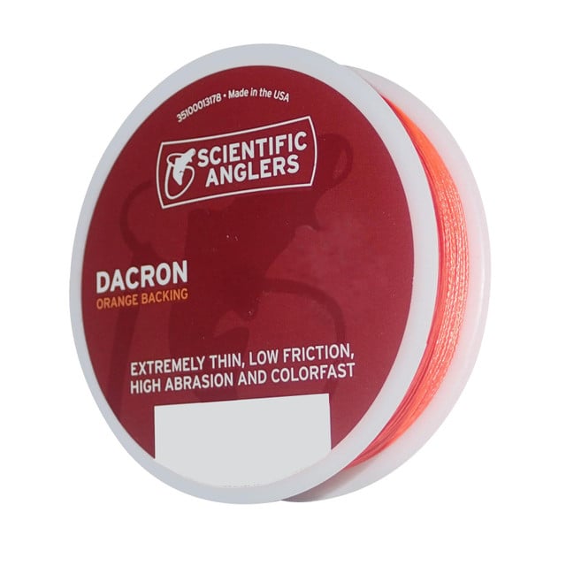 Scientific Anglers Dacron Fly Line Backing color Orange