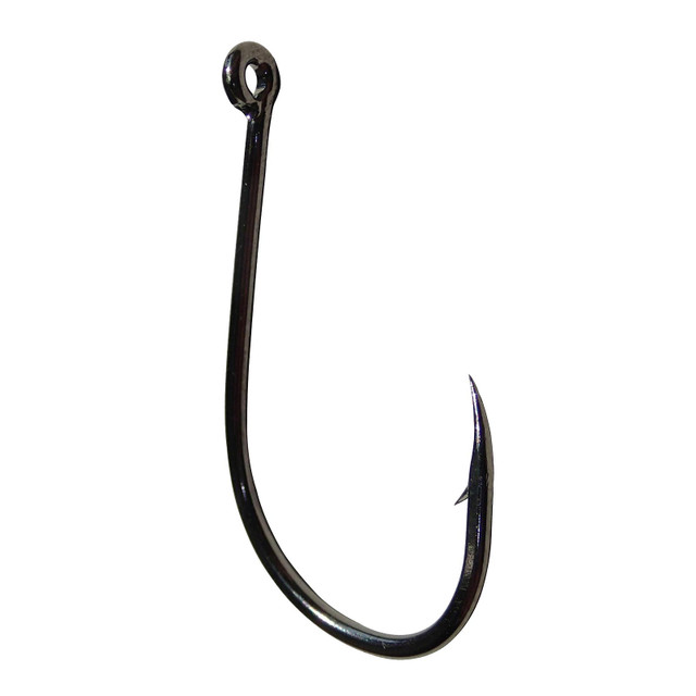 Gamakatsu G02403 Octopus Hook, 10 per Pack, Black, 14, Hooks