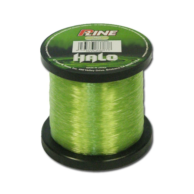 P-Line Halo Fluorocarbon Line Bulk Spool in Mist Green