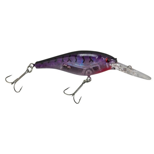Berkley Flicker Shad Pro Series Crankbait color Flashy Purple Tiger