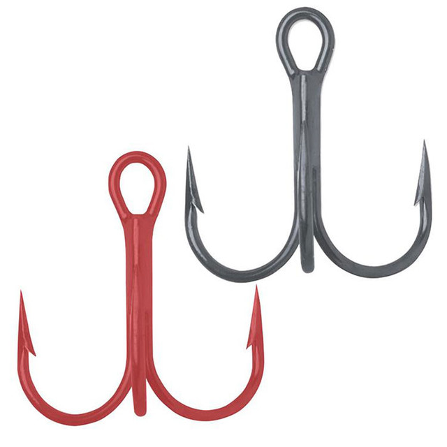 Eagle Claw L934 Lazer Sharp 3X Round Bend Treble Hooks - FishUSA