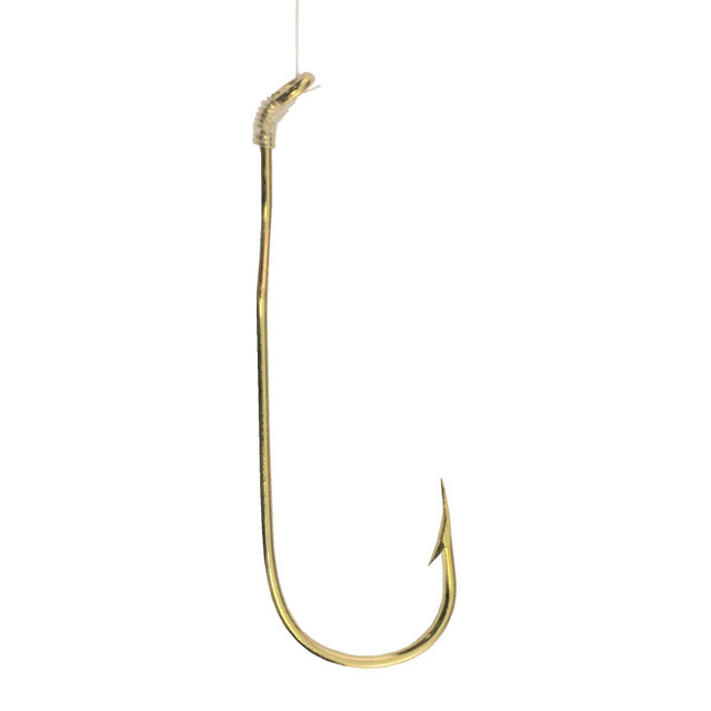 Tru-Turn 303G Blood Red Snelled Hooks - FishUSA