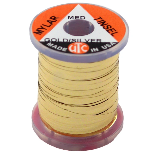 Wapsi Flat Mylar Two-Tone Gold & Silver Tinsel