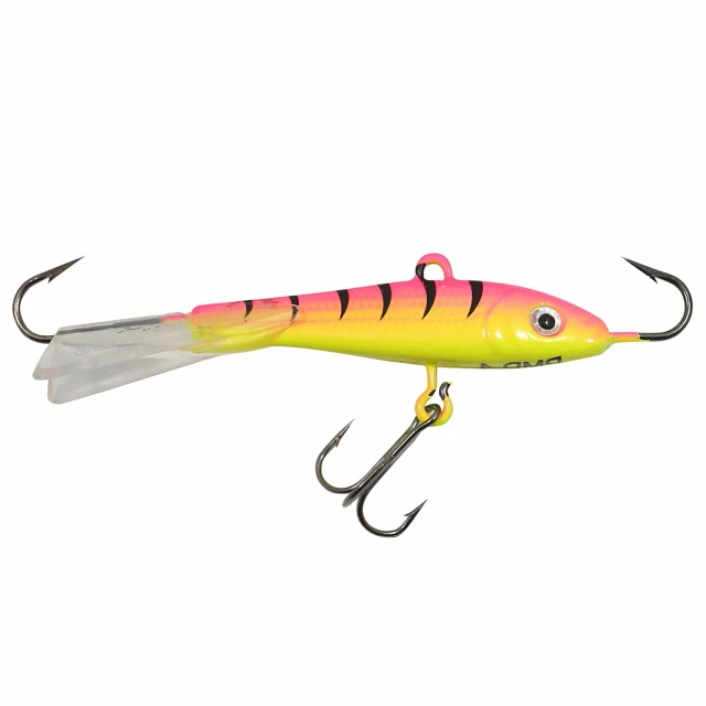 Northland Puppet Minnow Darter Jig color Bubblegum-Tiger