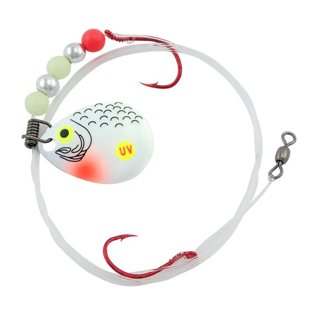 Northland Pro Walleye Crawler Harness color Glo Shiner