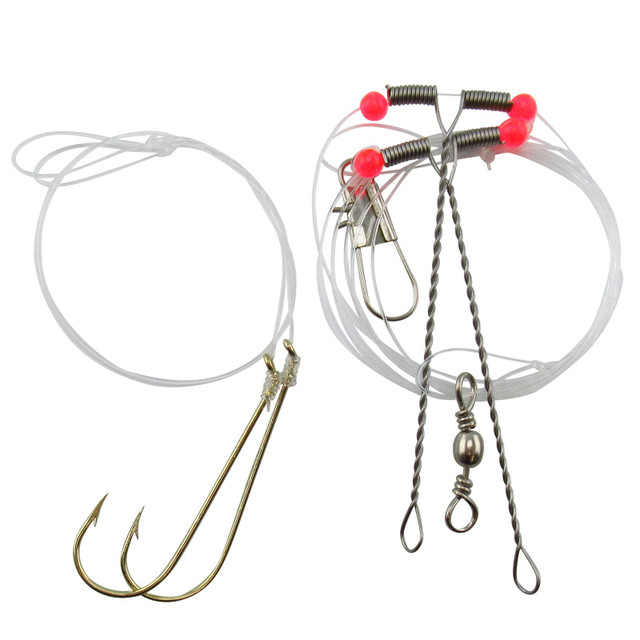 Eagle Claw 121QH Aberdeen Light Wire Snelled Hook