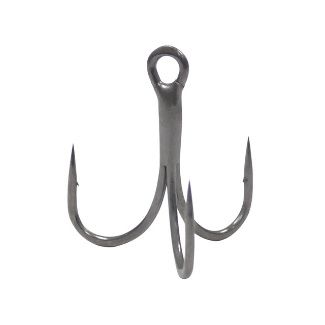 VMC 7161 BN 60 DEGREE ROUND BEND JIG HOOKS BLACK NICKEL, Fishing Hooks