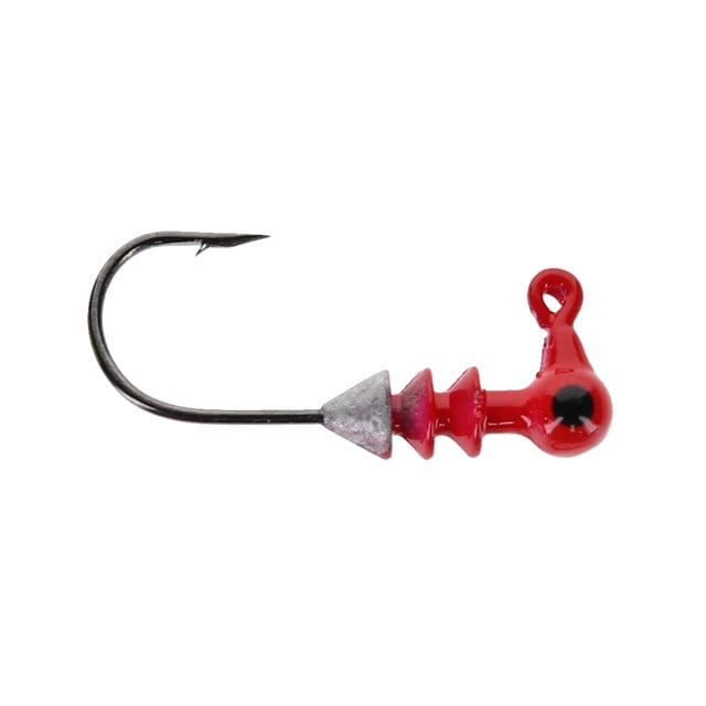 Bobby Garland Crappie Pro Head Dockt'R Shooter Jig Heads color Red