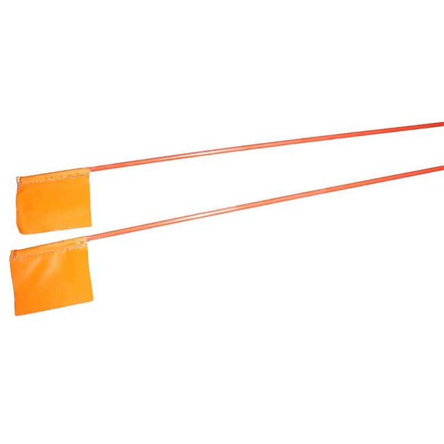 Amish Outfitters Planer Board Flags in Orange 2 ft.