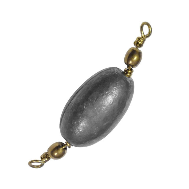 Bullet Weights Trolling Sinkers with Chain and Snap - FishUSA