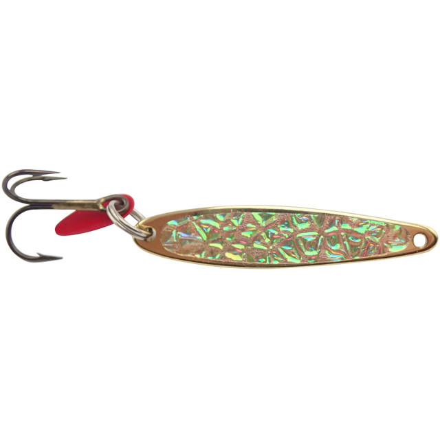  Northland Fishing Tackle Buck-Shot Ice Fishing Rattle Spoon,  Bubblegum Tiger, 1/2 Oz, 1/Cd : Sports & Outdoors