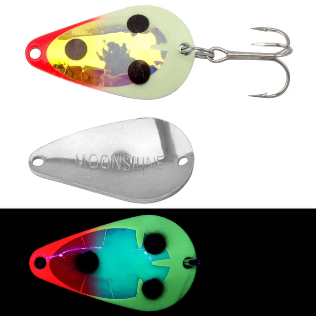 Moonshine RV Casting Spoon color Glow Bloody Nose