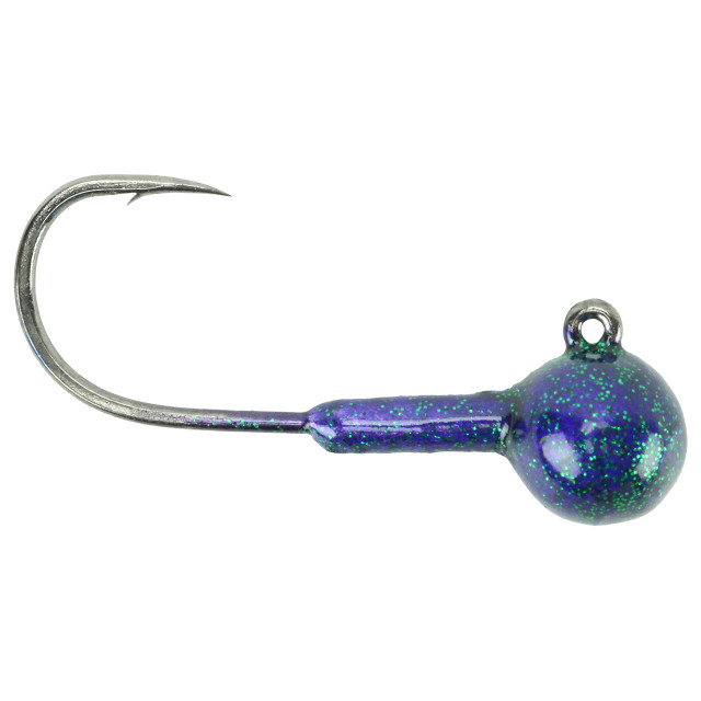 Gamakatsu MaxEye Swim Head Jig Chrome Perch Sparkle / 1/4 oz 3pk