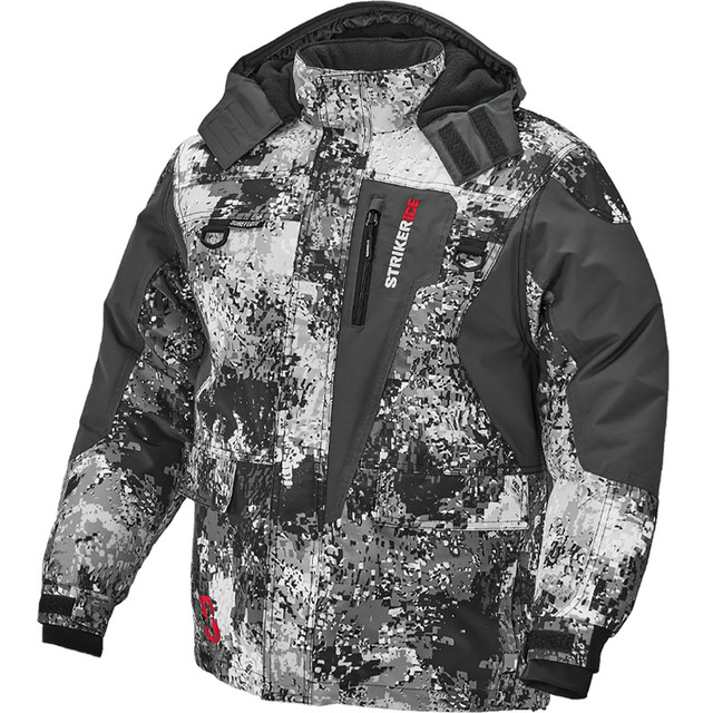 Striker Ice Climate Jacket - Black/Gray - 4XL