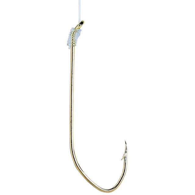 Eagle Claw Pro-V Bend Aberdeen Snelled Hooks