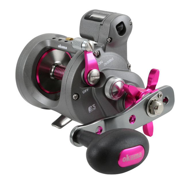 Okuma Magda Pro DXT Line Counter Prespooled Lead Core Reel - FishUSA