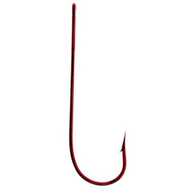 Gamakatsu 453307 Stiletto Hook, Red Size 6