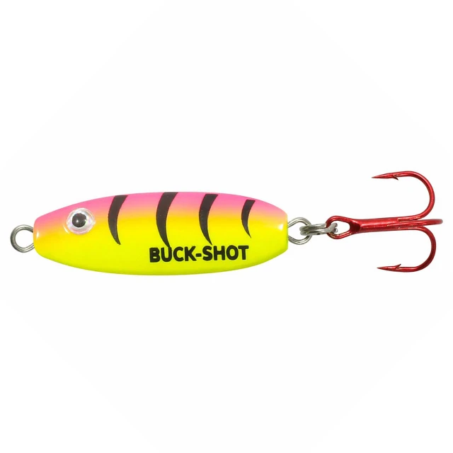 Northland Buck-Shot Rattle Spoon color Bubblegum Tiger