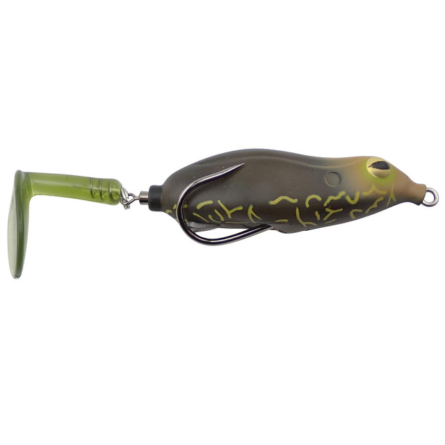 OriGlam 5pcs Topwater Hollow Frog Lures - Pike Frenzy