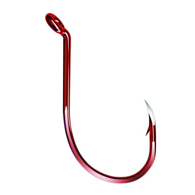 Trokar Long Shank Octopus Hooks Red