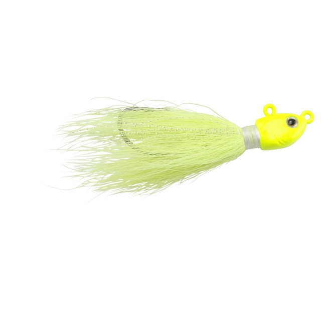 Spro Bucktail Jig Crazy Chartreuse (227gr) | Skirted Jigs