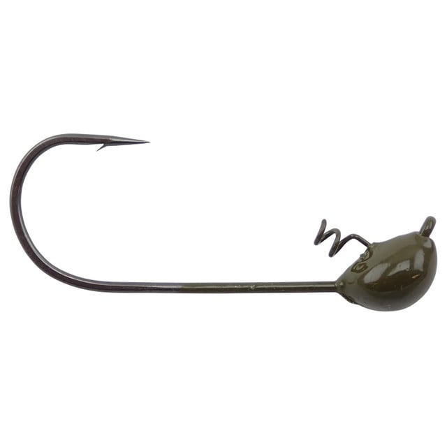 Dirty Jigs Scott Canterbury Shakey Jig Heads color Green Pumpkin