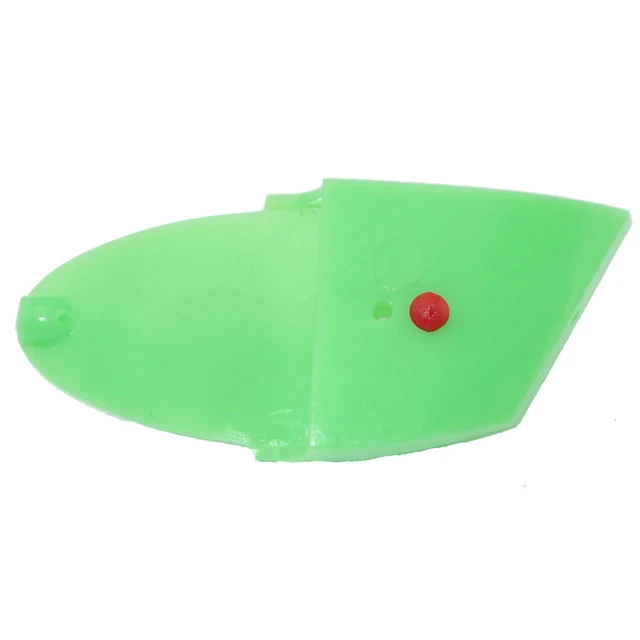 Rhys Davis Large Teaser Cut Bait Head color Glow Green
