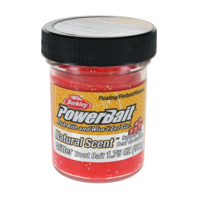 Berkley PowerBait Natural Scent Glitter Floating Trout Bait Dough