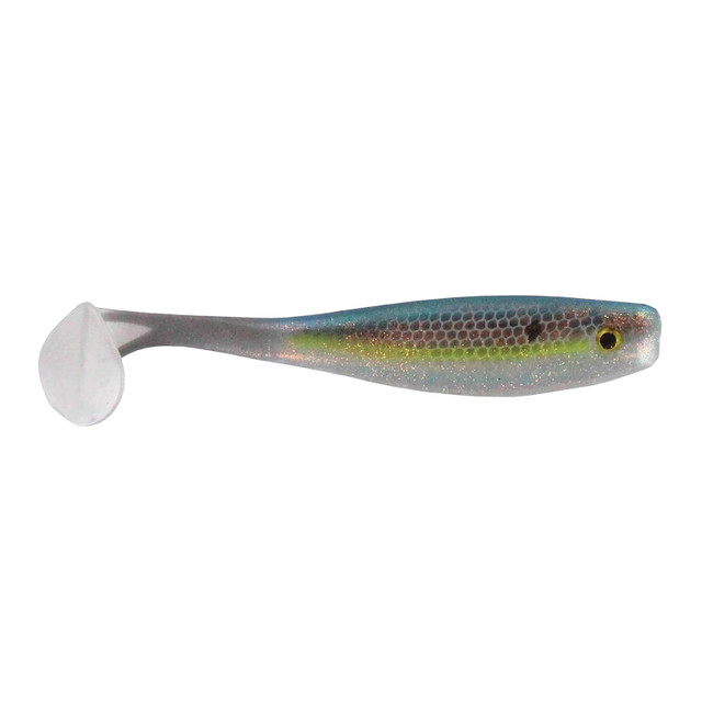 Berkley PowerBait SWIM SHAD PERCH 3 5pk Bass Walleye PRE-RIGGED PBBSS3-PE  – Contino