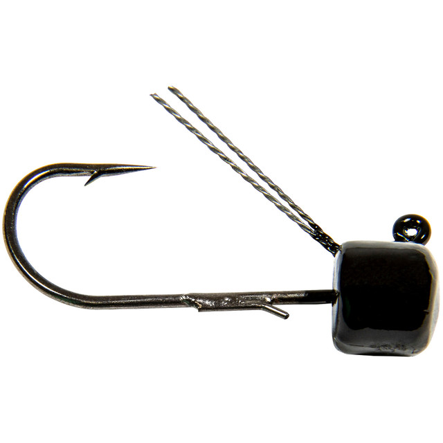 Eagle Claw LSSWH4B12 Lazer Sharp Swing Head Jig 4/0 1/2 oz Black 4