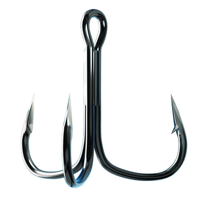 Mustad TG58NP / TG58BLN Ultra Point KVD Elite Triple Grip Treble Hooks