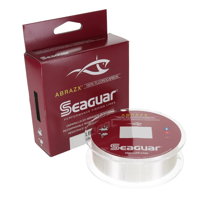 Seaguar AbrazX Fluorocarbon Line box and spool