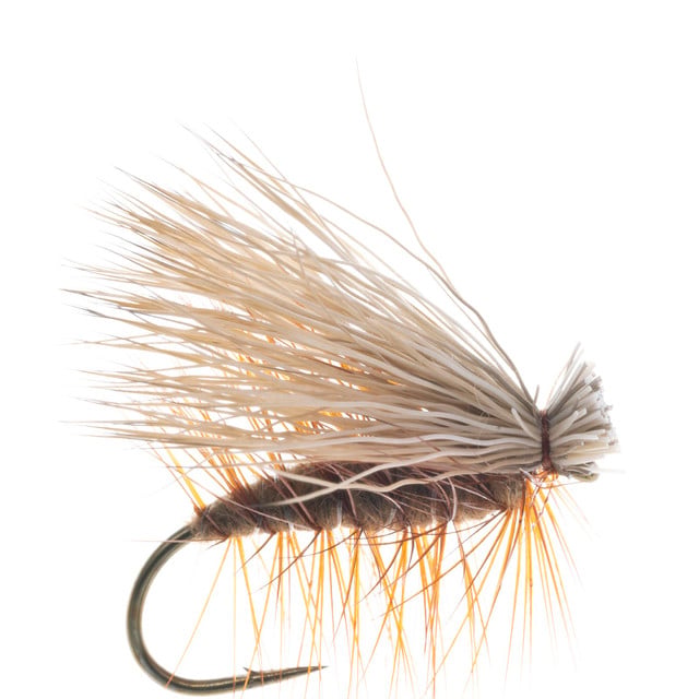 Elk Hair Caddis Dry Fly - 2 Pack color Tan Brown