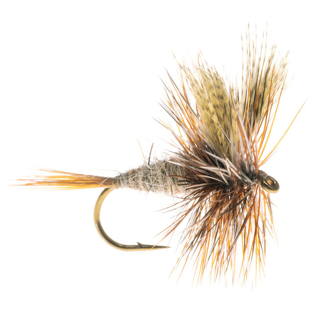 3 Pack Adams Parachute Classic Dry Fly - Hook Size 18