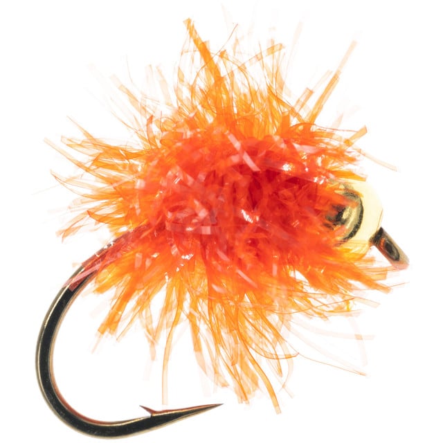 Bead Head Estaz Egg Fly - 2 Pack color Orange
