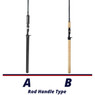 Okuma SST New Generation Casting Rod handle comparison chart