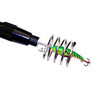 Frabill Telescoping Lure Retriever close up of end with lure inside, lure not included