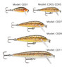 Rapala CountDown Minnow size comparison chart