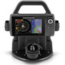 Humminbird Ice Helix 7 Chirp Sonar / GPS G4 Combo All-Season Fish Finder showing depth