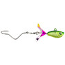 Kalin's Google Eye Tungsten Search Bait color Chartreuse showing squiggly hook