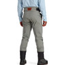 Simms Men's Freestone Stockingfoot Wading Pants in Smoke color back view wading boots are not included