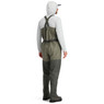 Simms Men's Tributary Stockingfoot Chest Waders Basalt color on model back view