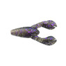 Great Lakes Finesse Snack Craw Smoke Clear Purple Flake top down view