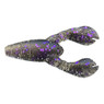 Great Lakes Finesse Snack Craw color Smoke Clear Purple Flake top down view