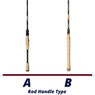 Dobyns Champion Extreme HP Spinning Rod Handle comparison