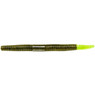 YUM Dinger Soft Bait color Green Pumpkin Chartreuse